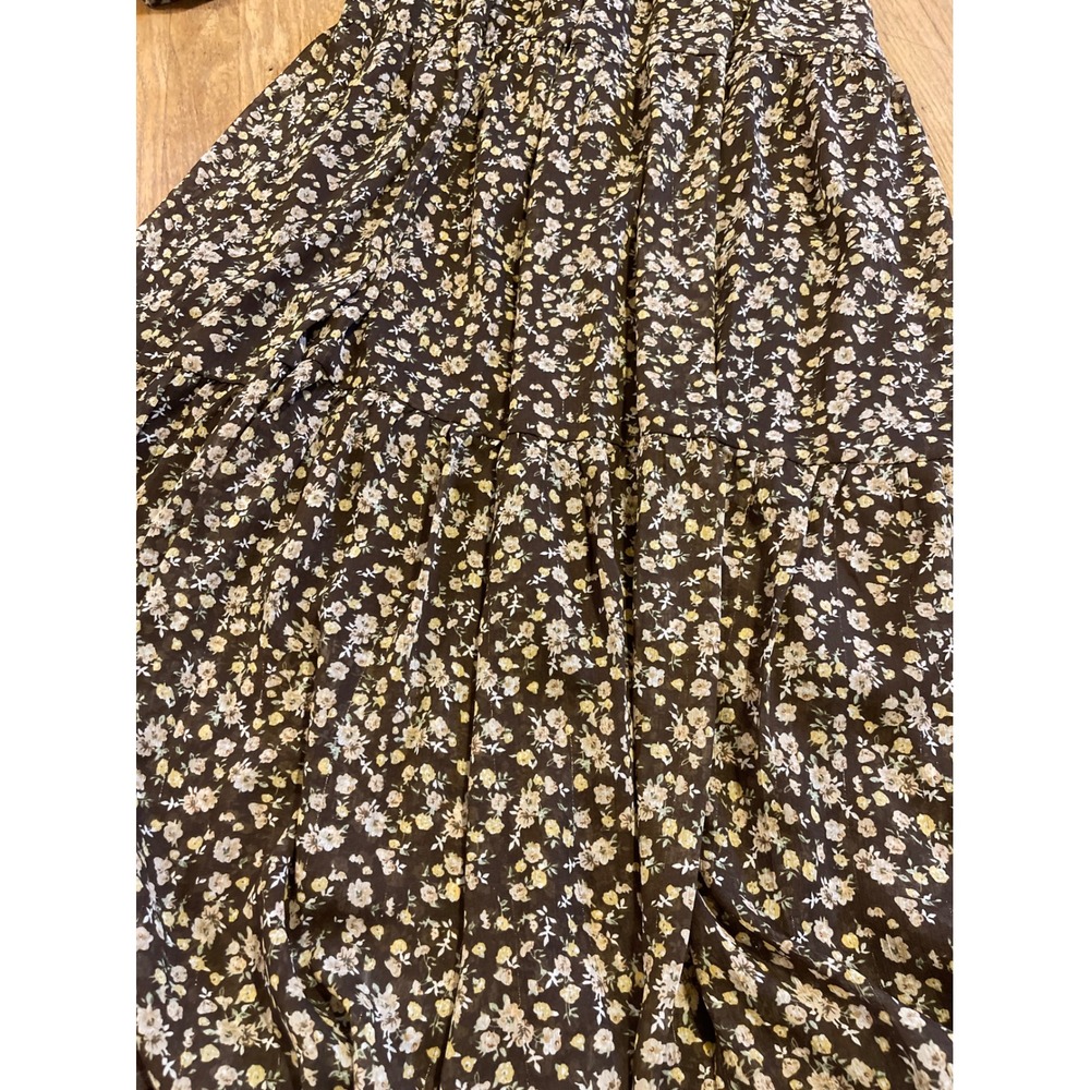 ASTR The Label Floral Print V Neck Smocked Waist Maxi Dress Womens XS Whimsy - Picture 2 of 11